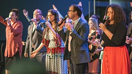 Sing praises of the Lord, you his faithful people; praise his holy name.